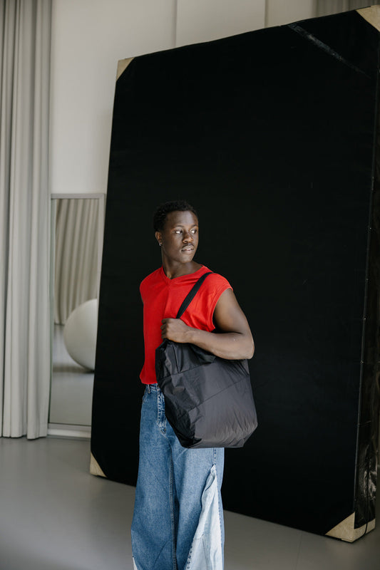 The New Stash Bag in Black & Black!