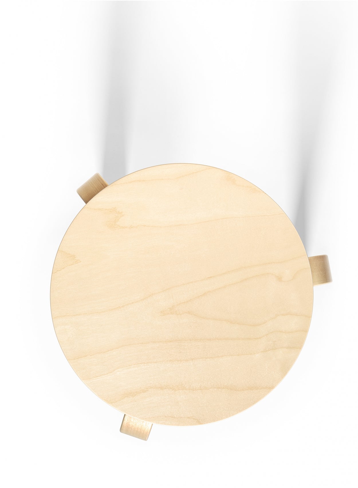 Stool 60, Legs Birch, Seat Birch - Artek