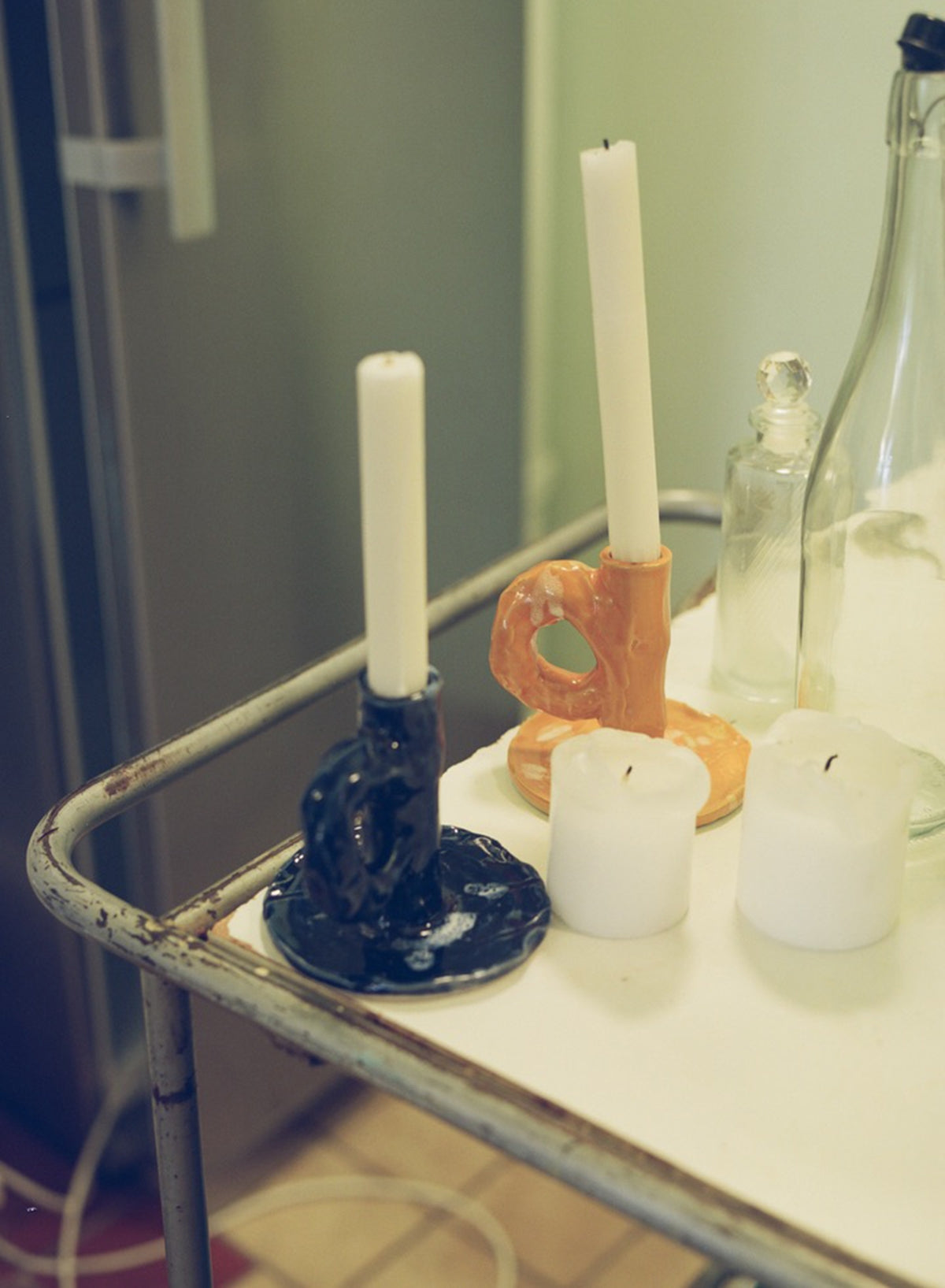 Studio Kandelaar in Donkerblauw - NIKO JUNE