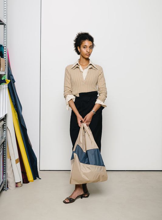 The New Shopping Bag Almond & Tornado Large