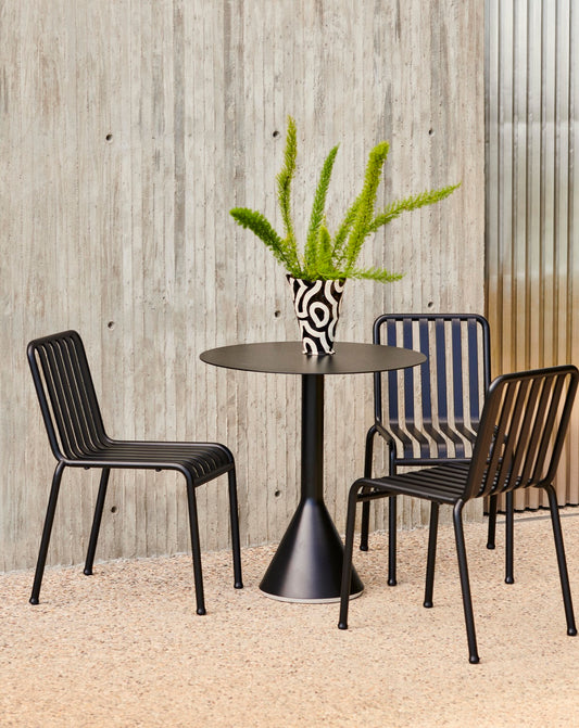 Palissade Cone Table Round 70, Anthracite - HAY