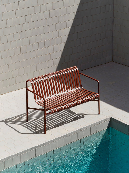 Palissade Eetbank Armleuning, IJzerrood - HAY