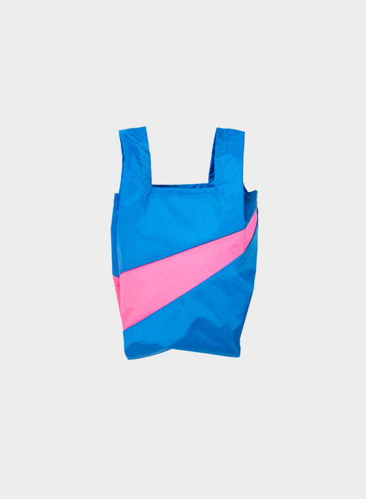 The New Shopping Bag Wave & Fluo Pink Small