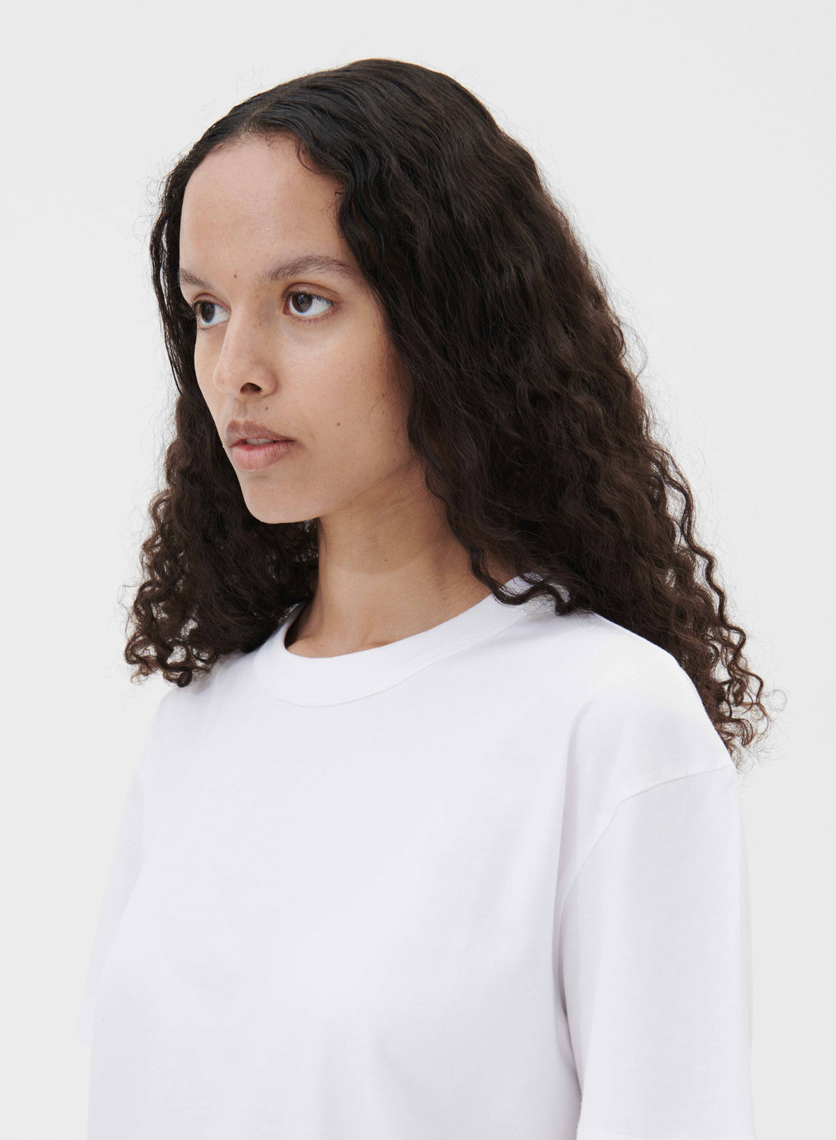 Slaapshirt Kort, Wit - Tekla