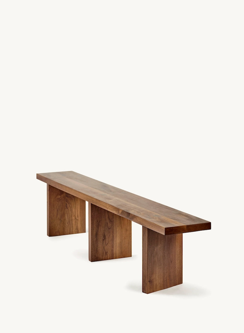 Bench Walnut Solid, Large - Atelier 365