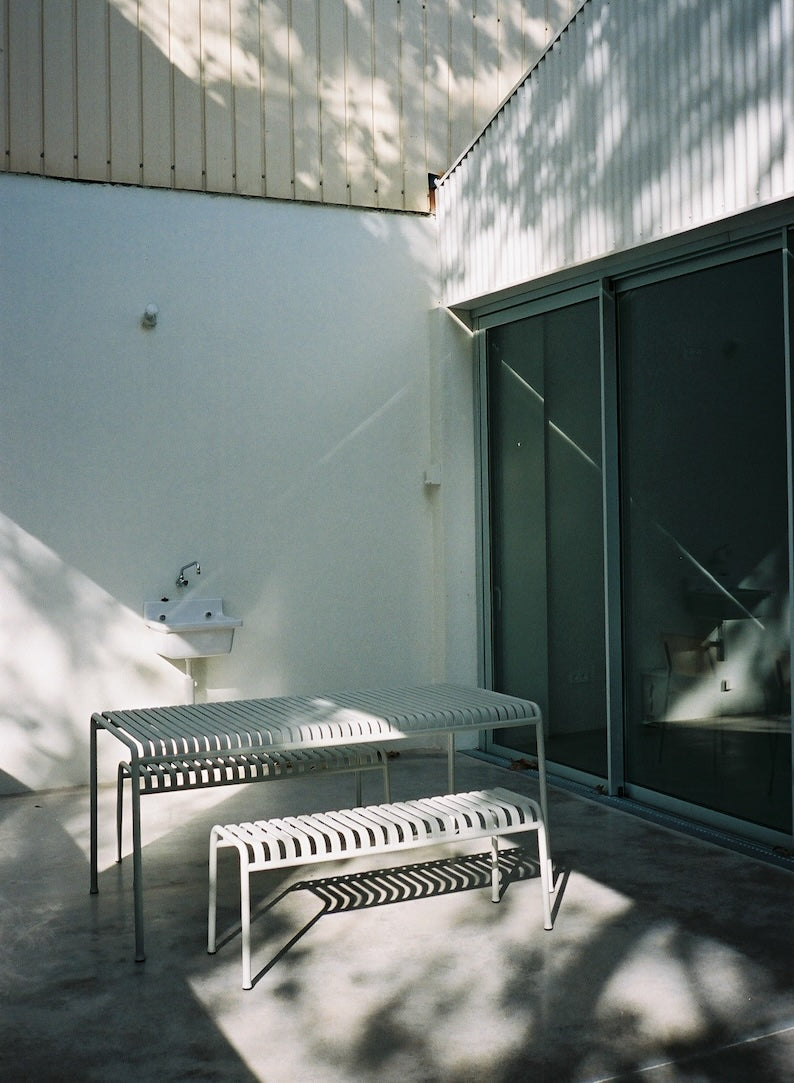 Palissade Bench, Galvanised Steel - HAY