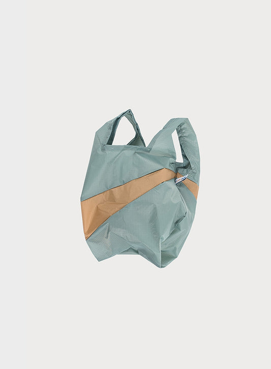 The New Shopping Bag Grey & Camel Small