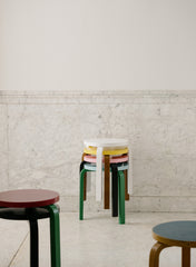 Stool 60, Legs David, Seat Francis - Artek