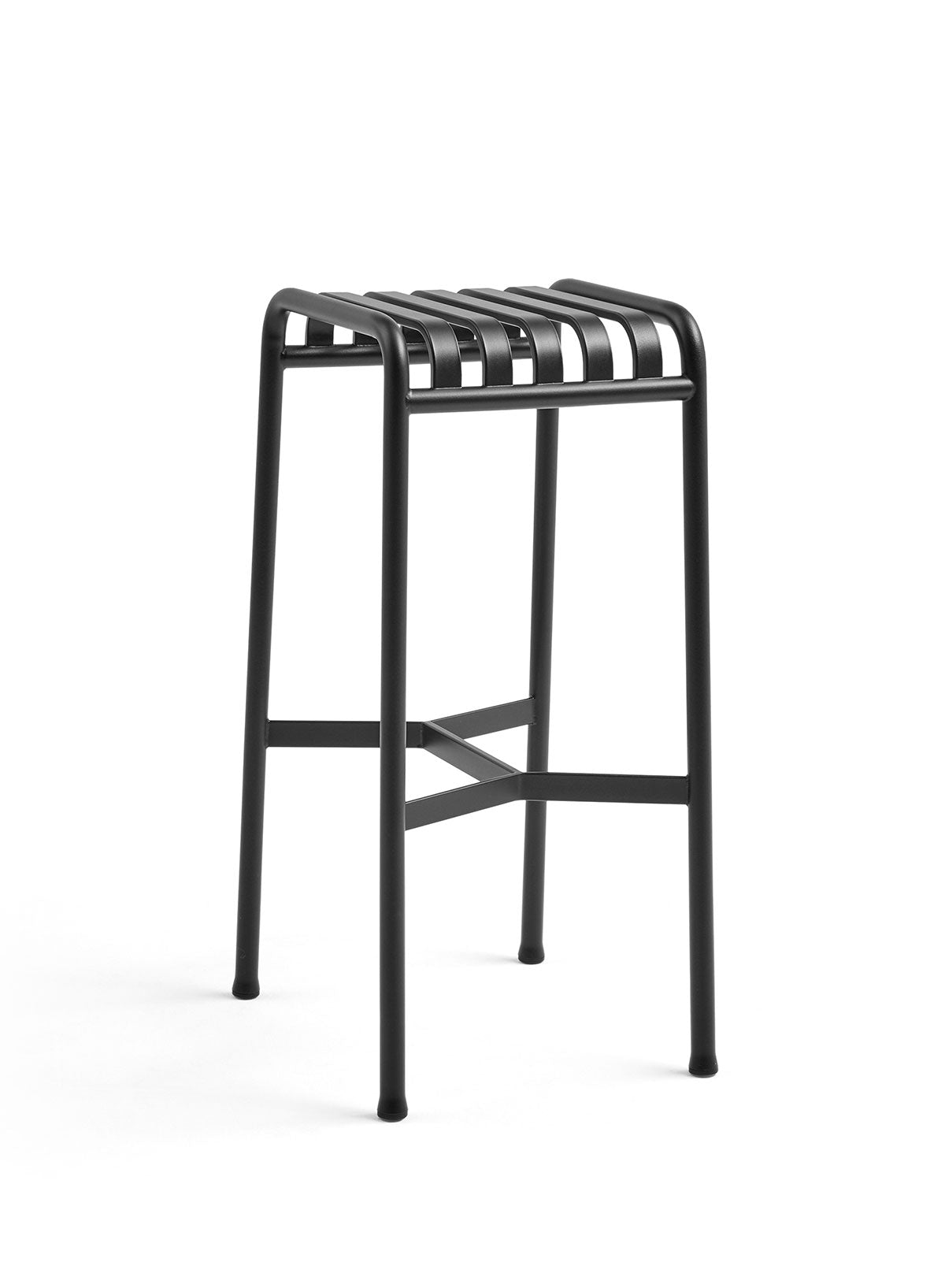 Palissade Bar Stool, Anthracite - HAY