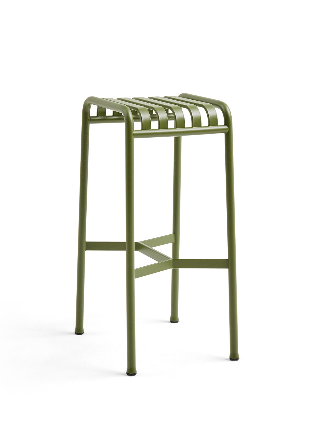 Palissade Bar Stool, Olive - HAY
