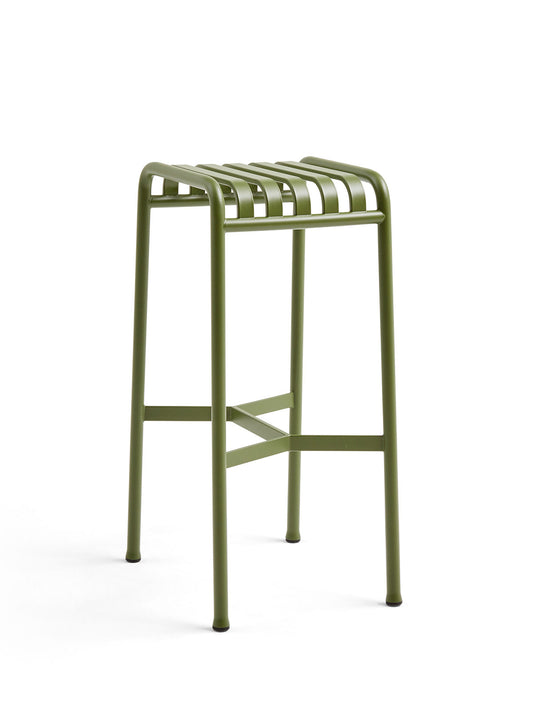 Palissade Bar Stool, Olive - HAY