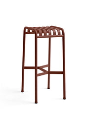 Palissade Bar Stool, Iron Red - HAY