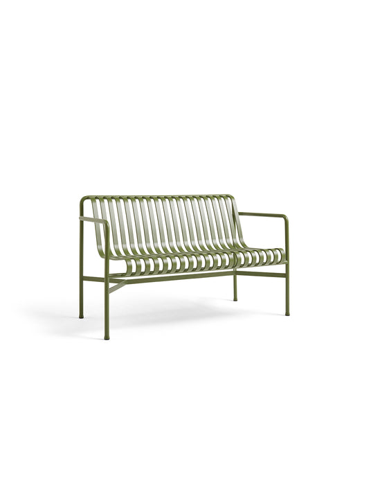 Palissade Dining Bench Armrest, Olive - HAY