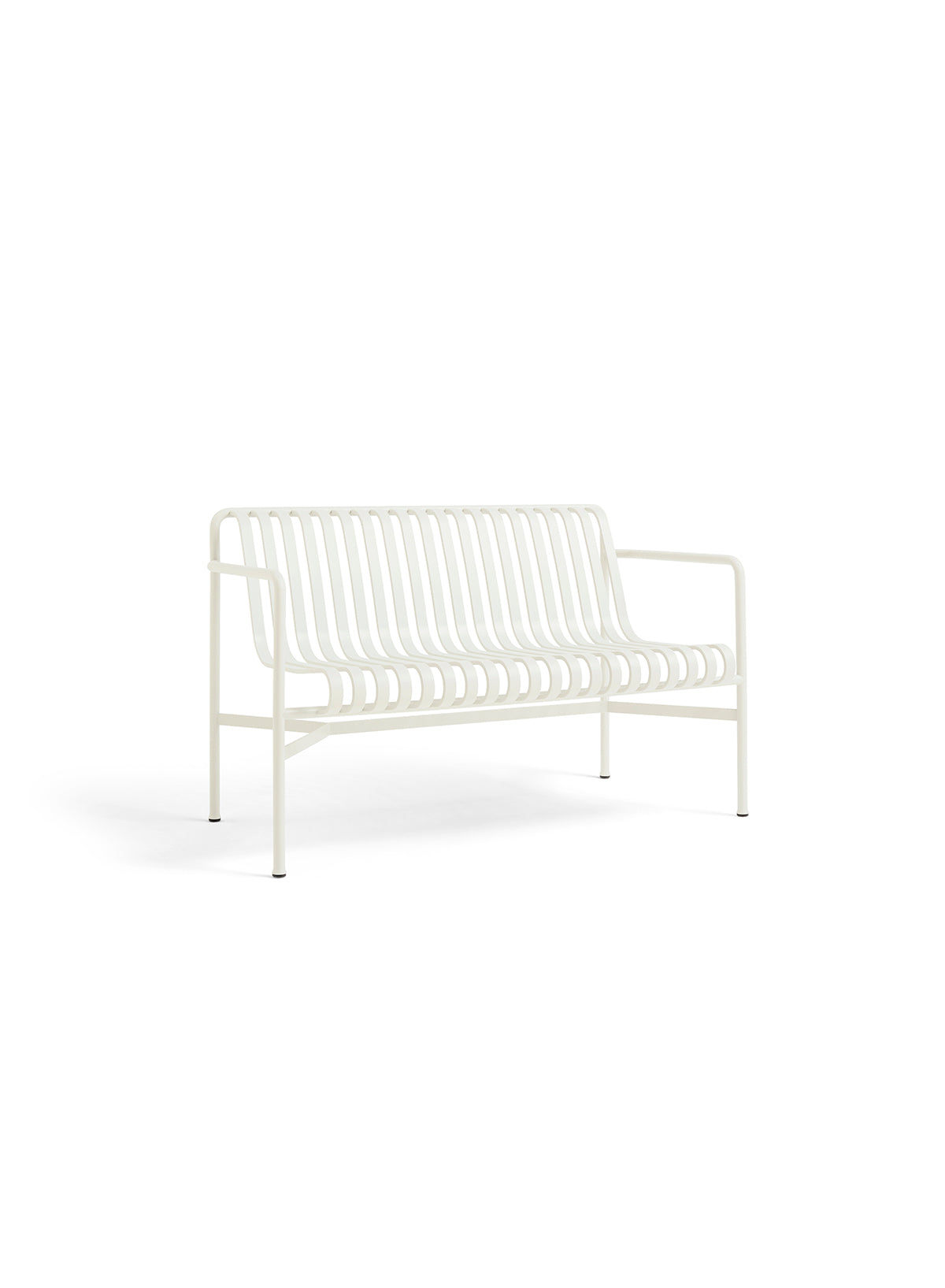 Palissade Dining Bench Armrest, Cream White - HAY
