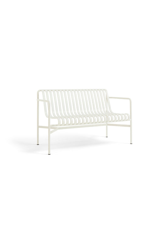 Palissade Dining Bench Armrest, Cream White - HAY