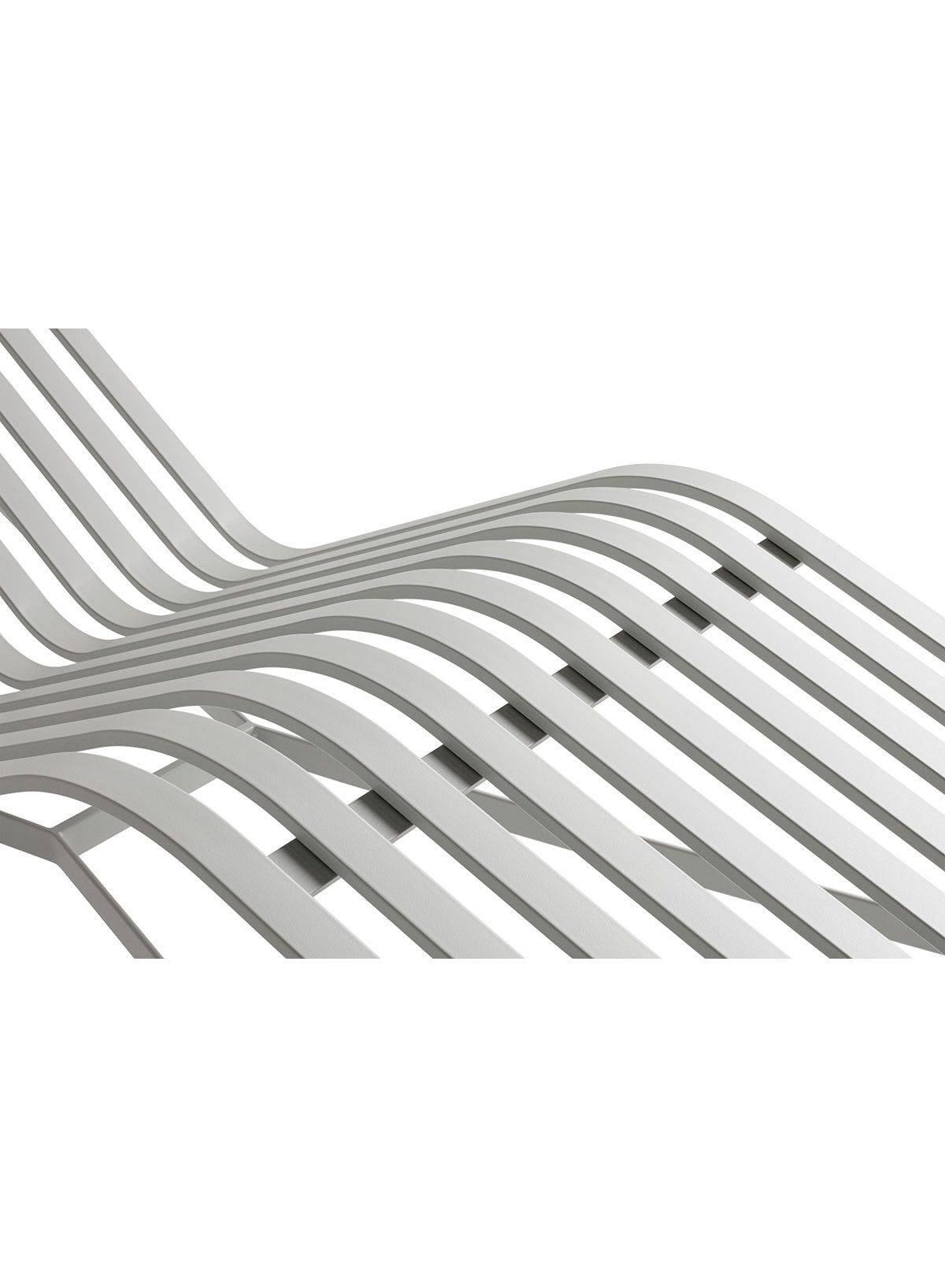 Palissade Chaise Longue, Iron Red - HAY