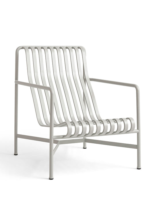 Palissade Lounge Chair High, Sky Grey - HAY