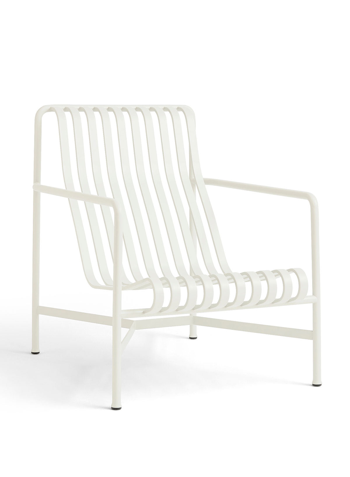 Palissade Loungestoel Hoog, Crèmewit - HAY