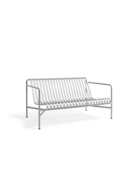 Palissade Lounge Sofa, Galvanised Steel - HAY