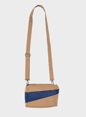 The New Bum Bag Camel & Navy Small