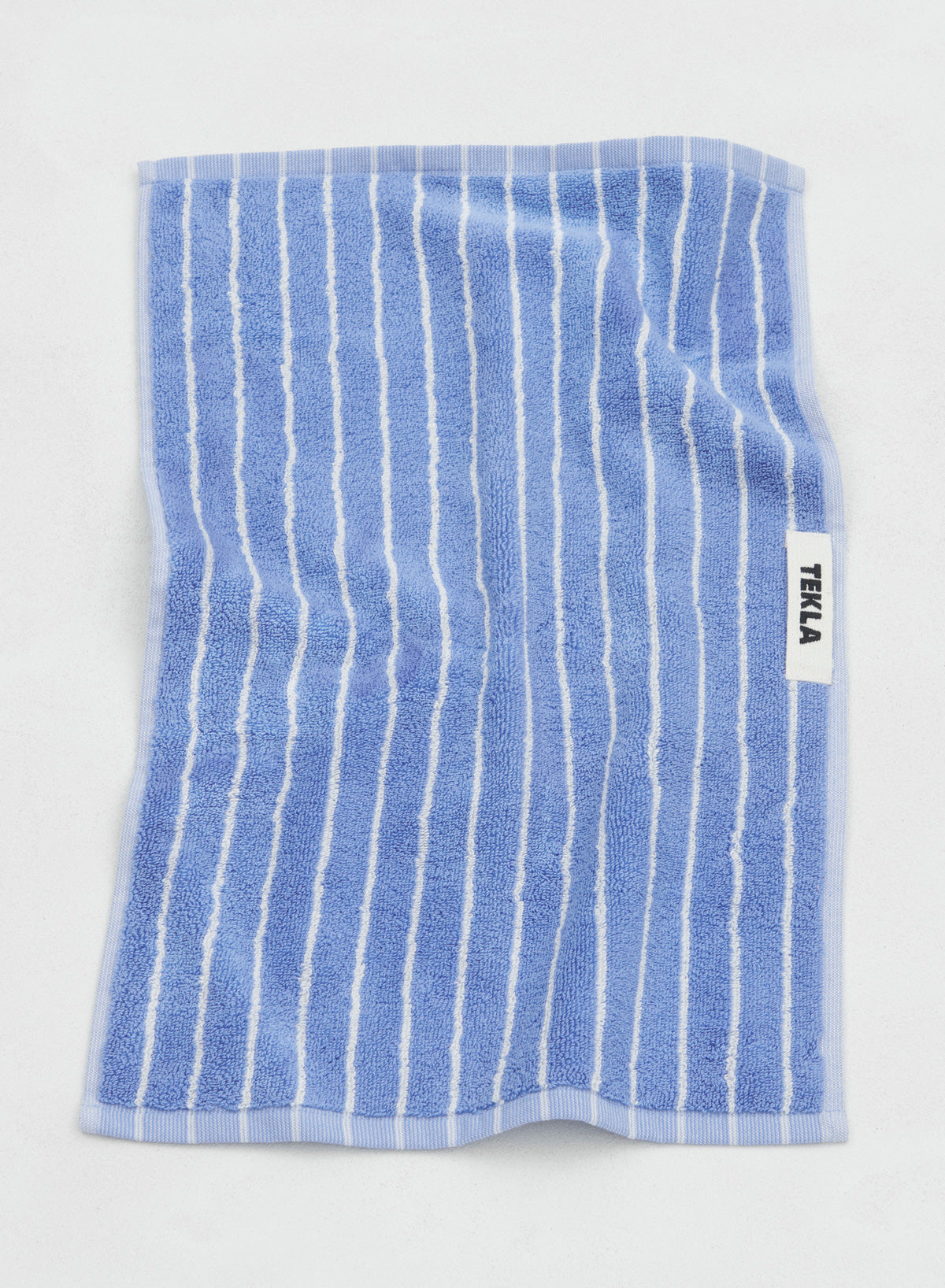Hand Towel, Clear Blue Stripes - Tekla