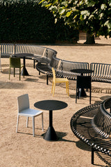 Palissade Cone Table Round 90, Anthracite - HAY