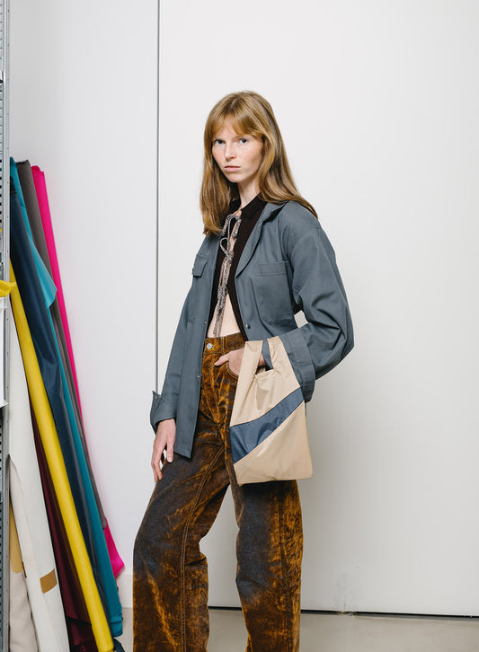 The New Shopping Bag Almond & Tornado Small