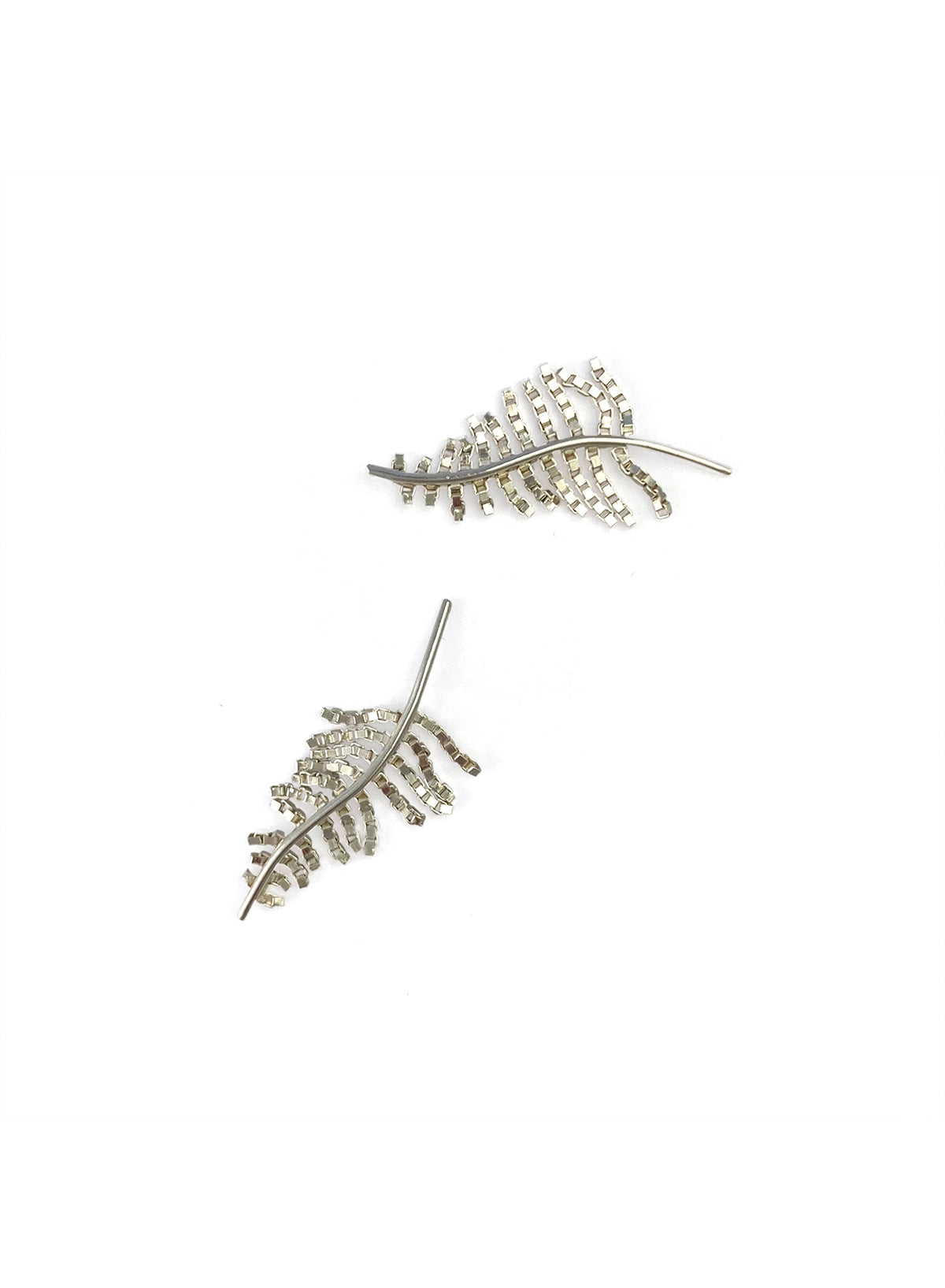 Earrings, Gaia Silver - Martine Viergever