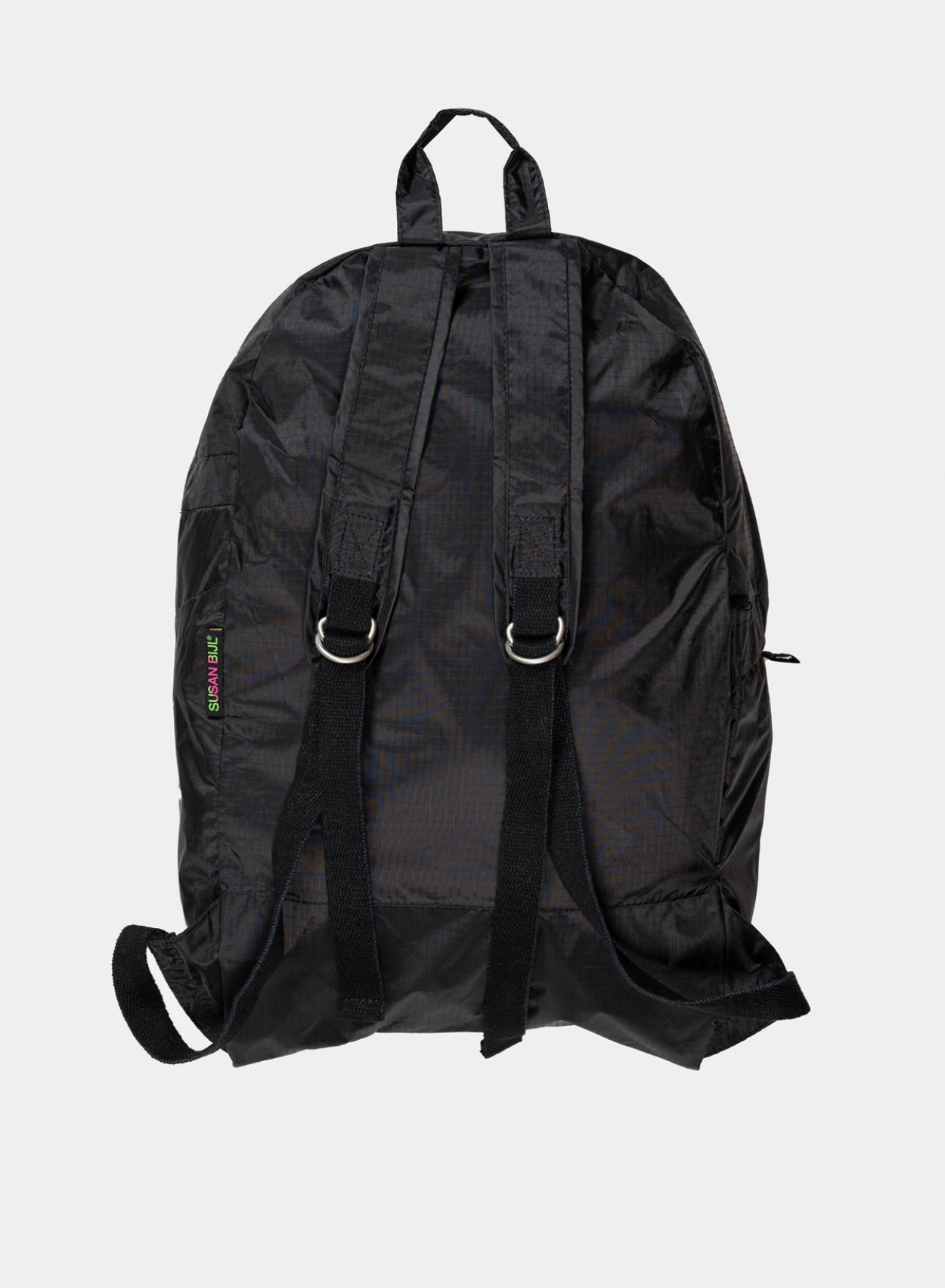 The New Foldable Backpack Black & Black Large