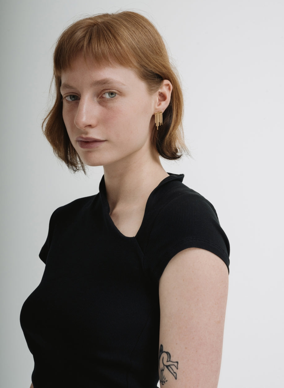 Earrings, Disco Gold, Big - Martine Viergever