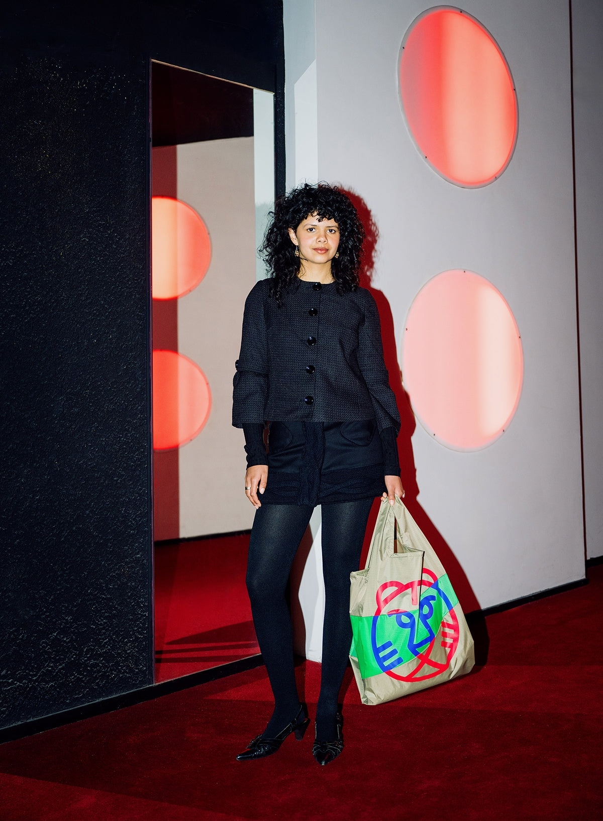 The New Shopping Bag Clay & Greenscreen Tiger Large