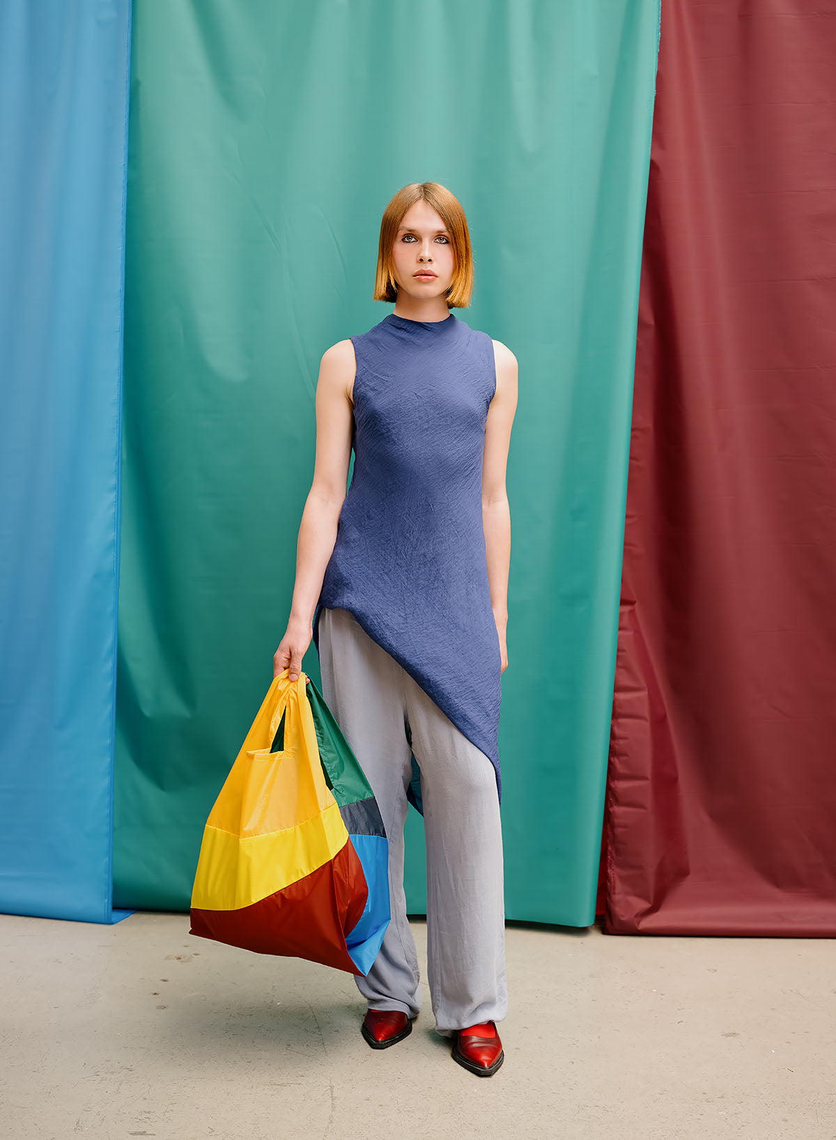 The New Shopping Bag Multi TV Yellow Large