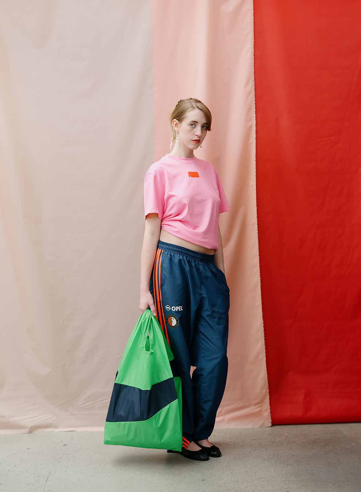 The New Shopping Bag Greenscreen & Sailor Dark Large