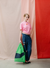 The New Shopping Bag Greenscreen & Sailor Dark Large