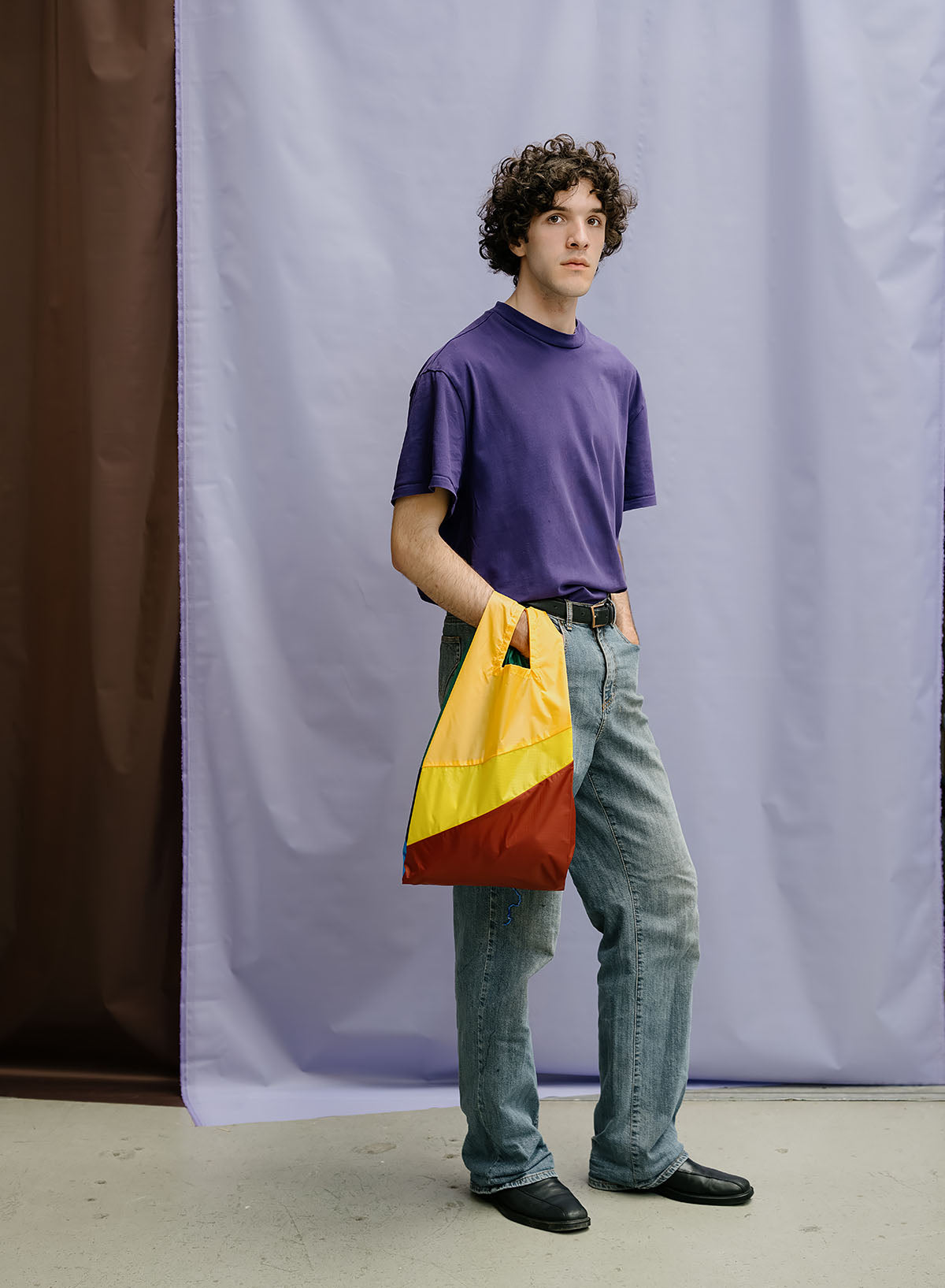 The New Shopping Bag Multi TV Yellow Medium
