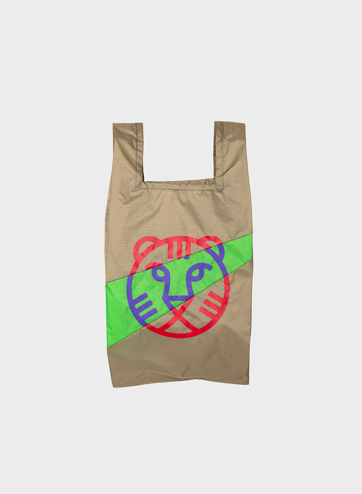The New Shopping Bag Clay & Greenscreen Tiger Medium
