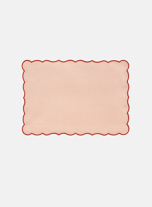Lido Placemat, Pink/Red - Chiarastella Cattana