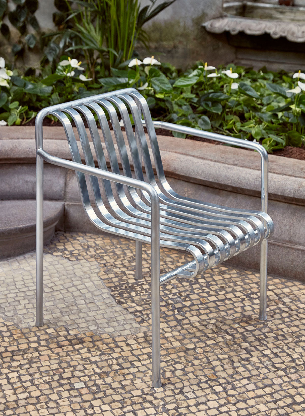 Palissade Eet-Fauteuil, Gegalvaniseerd Staal - HAY
