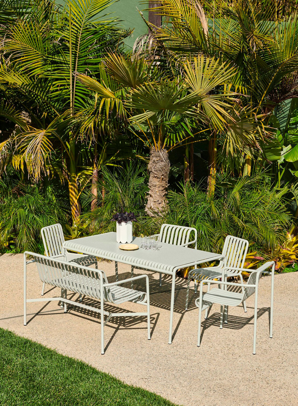 Palissade Dining Armchair, Sky Grey - HAY