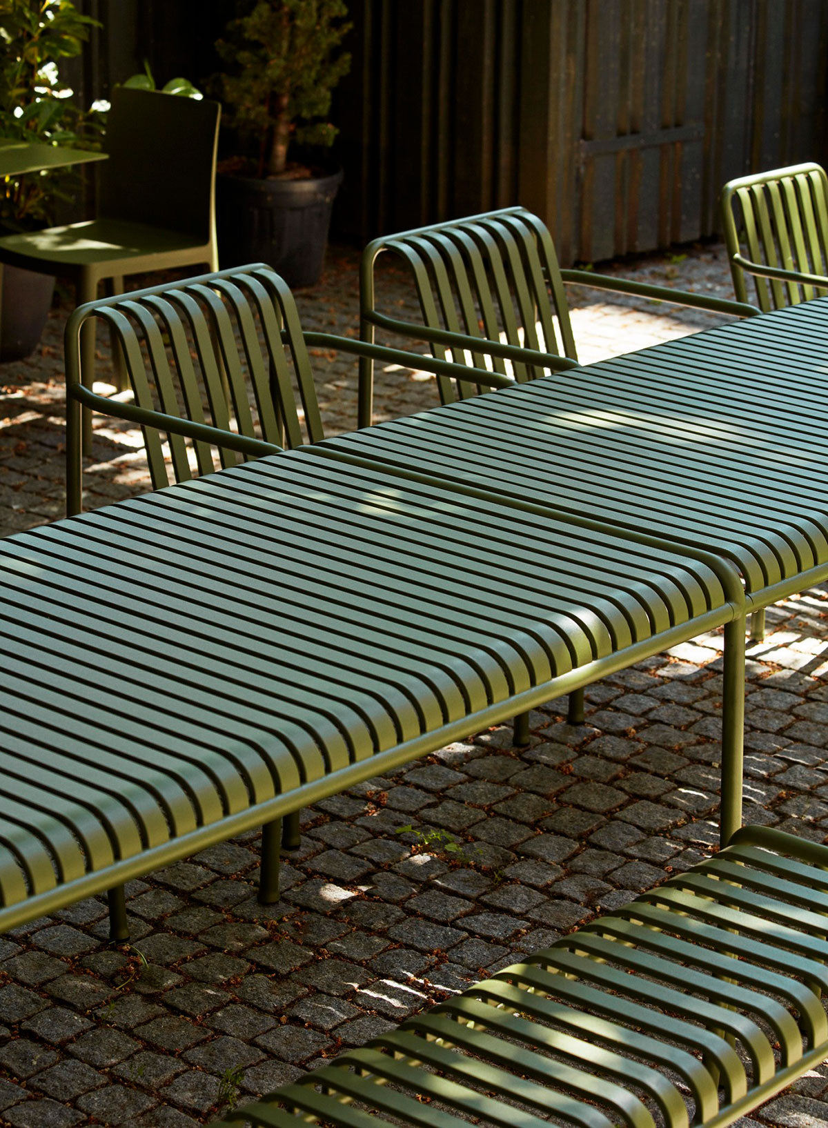 Palissade Dining Armchair, Olive - HAY