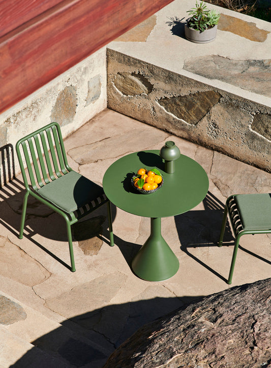 Palissade Cone Table Round 70, Olive - HAY