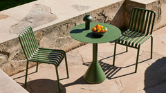 Palissade Cone Table Round 70, Olive - HAY