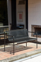 Palissade Dining Bench Armrest, Anthracite - HAY