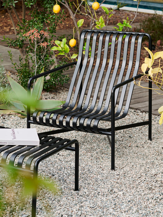 Palissade Lounge Chair High, Anthracite - HAY