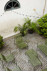 Palissade Loungestoel Hoog, Olijfgroen - HAY