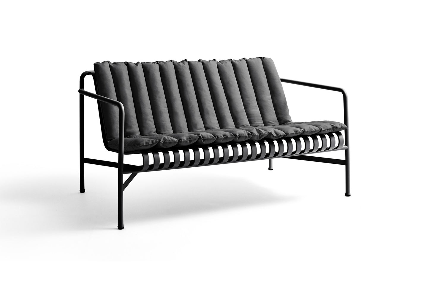 Soft Quilted Cushion, Palissade Lounge Sofa, Anthracite - HAY