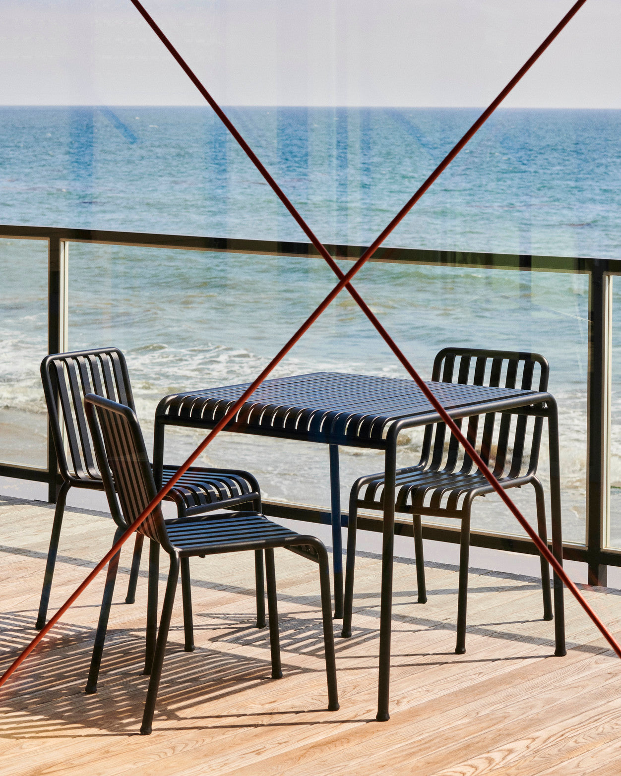 Palissade Table, Anthracite 82,5 - HAY