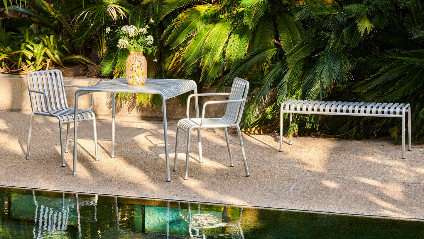 Palissade Table, Galvanised Steel 82,5 - HAY