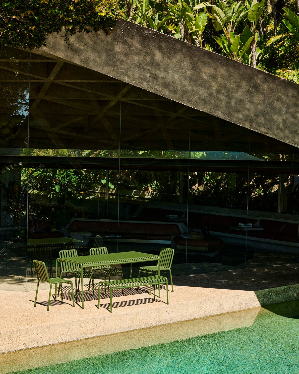 Palissade Table, Olive 170 - HAY