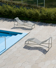 Palissade Chaise Longue, Gegalvaniseerd Staal - HAY